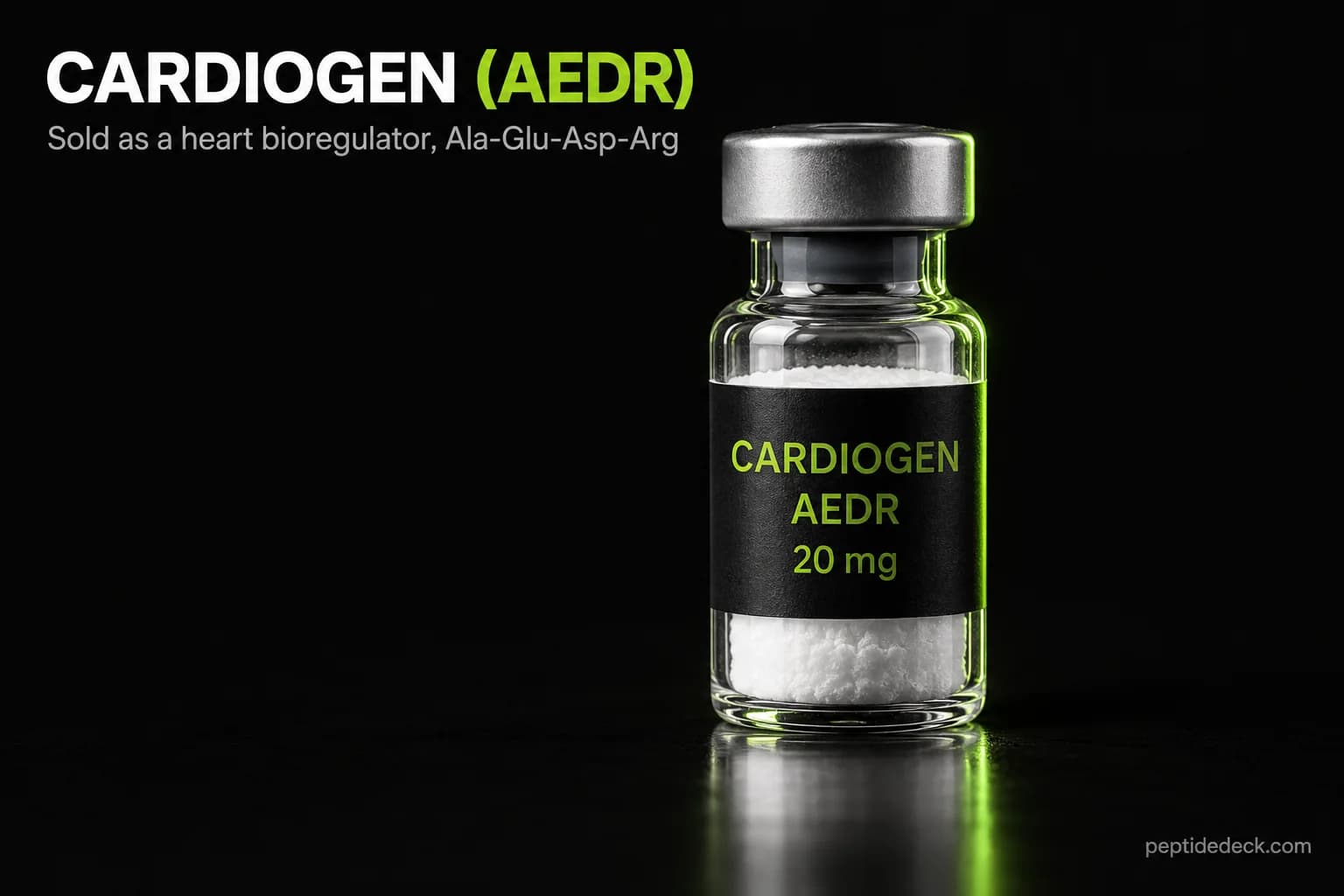 Cardiogen Peptide: Benefits, Dosage & Why the Heart Peptide Has Never Been Tested on a Heart (2026)
