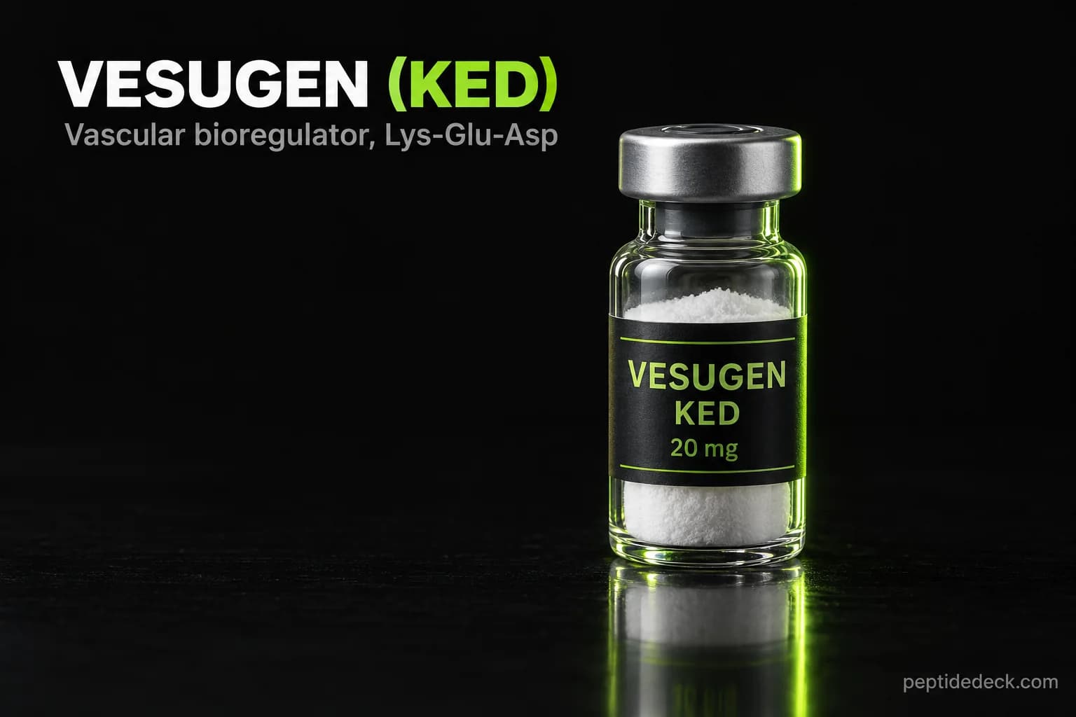 Vesugen Peptide: Benefits, Dosage & What the Only Two Human Studies Found (2026)