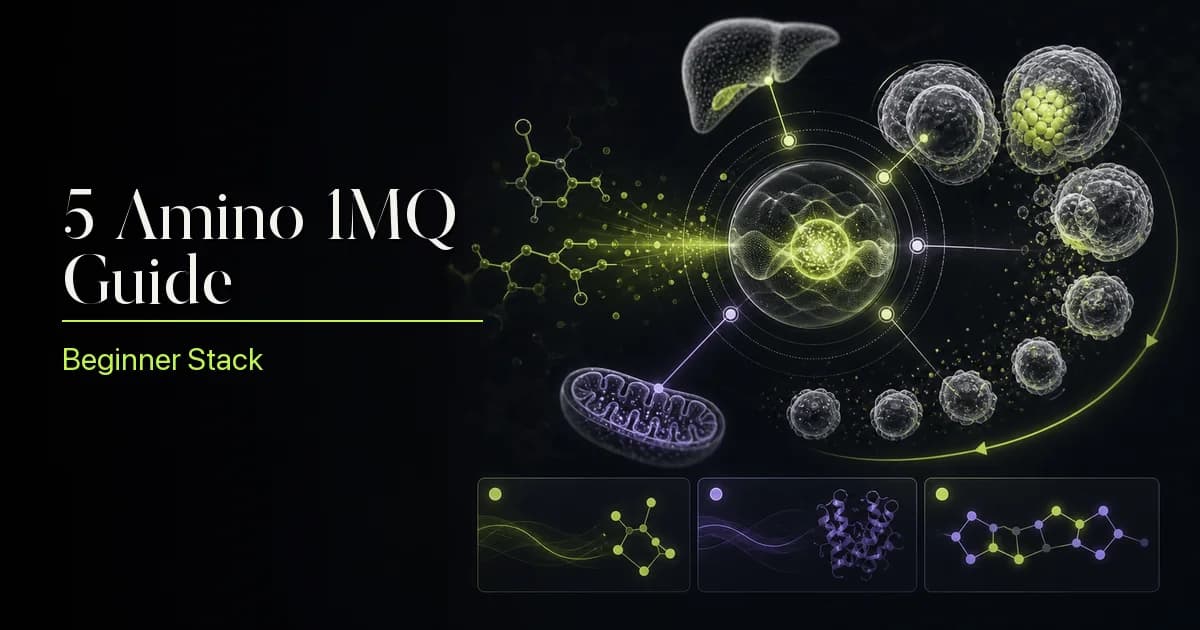 5-Amino-1MQ for Beginners: Dosage, Benefits & Peptide Stacks (2026)