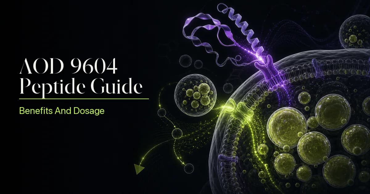 AOD-9604 Peptide: Complete Guide to Benefits, Dosage & Research (2026)