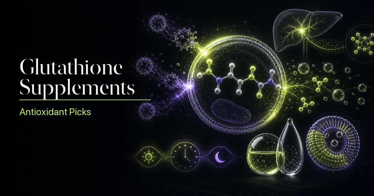 Best Glutathione Supplement: 7 Top Picks + Best Time to Take It