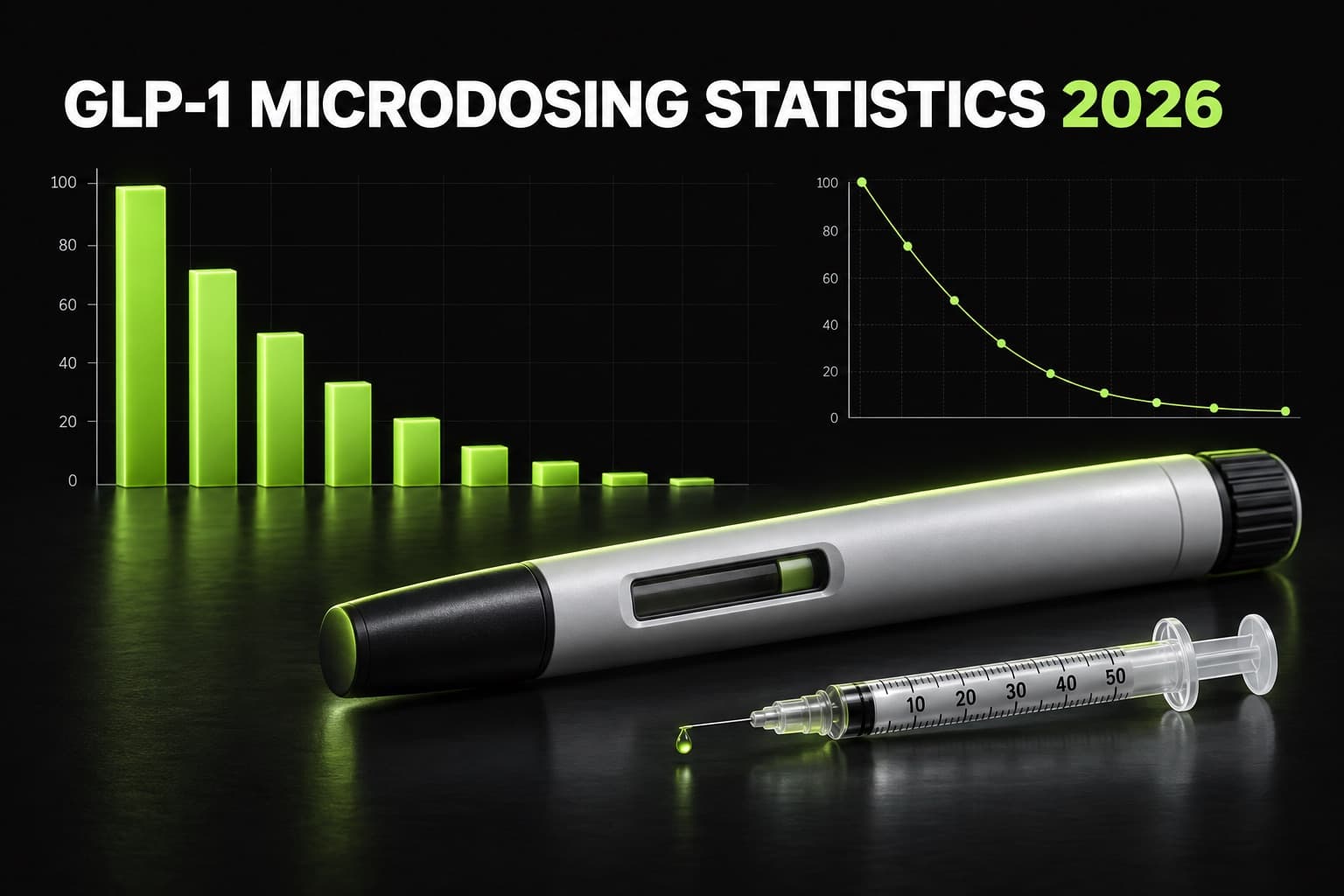 GLP-1 Microdosing Statistics 2026: Usage, Doses, Costs & Outcomes (Updated September)
