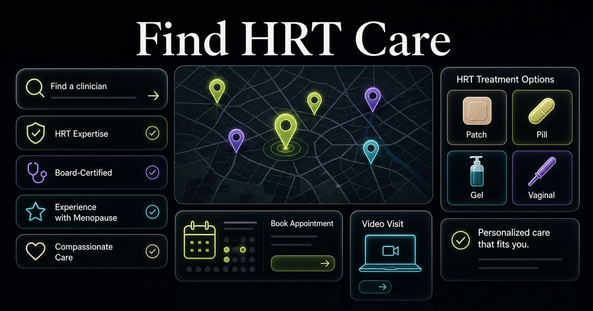 HRT Doctors Near Me: How to Find a Qualified HRT Specialist
