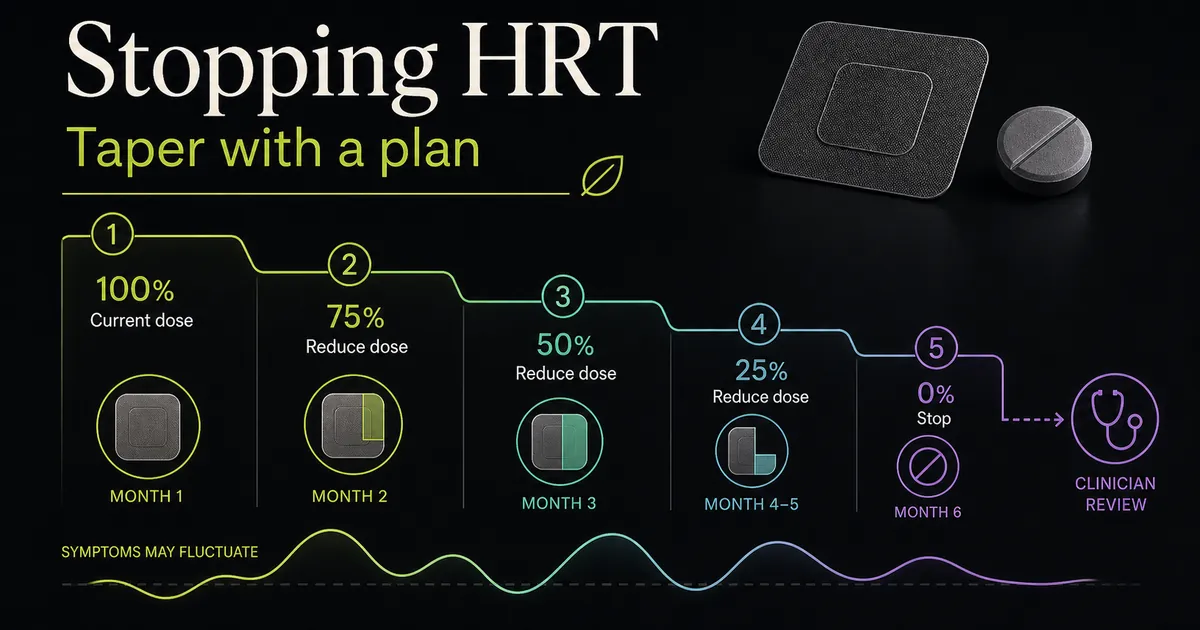Stopping HRT: How to Come Off Safely and What to Expect