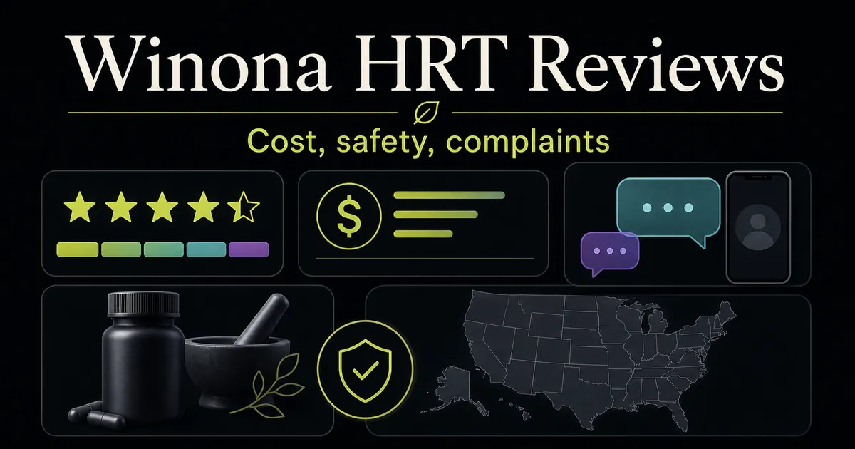 Winona HRT Reviews (2026): Cost, Legitimacy, Complaints