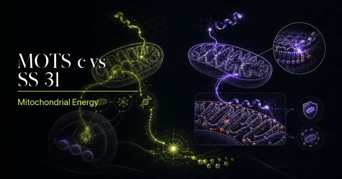 MOTS-c vs SS-31 (Elamipretide): Which Mitochondrial Peptide Is Right for You? (2026)
