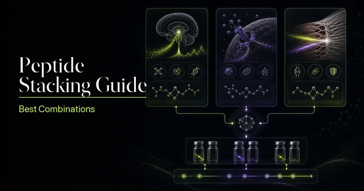 Peptide Stacking Guide: Best Combinations for Muscle, Fat Loss & Healing (2026)