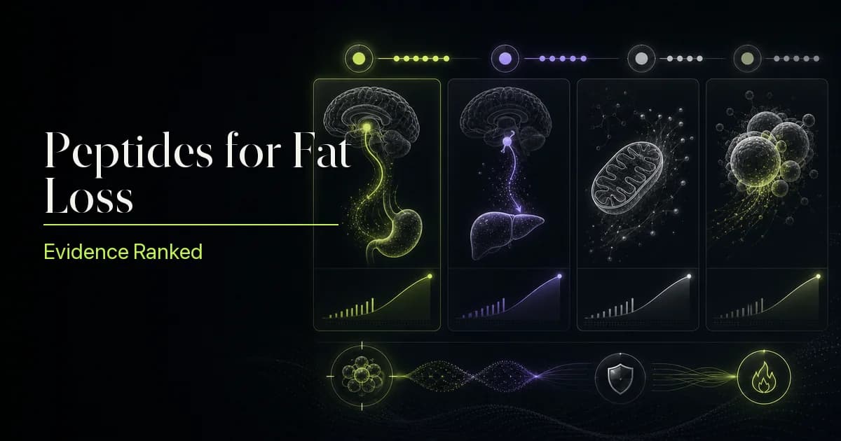Best Peptides for Fat Loss in 2026: Ranked by Clinical Evidence