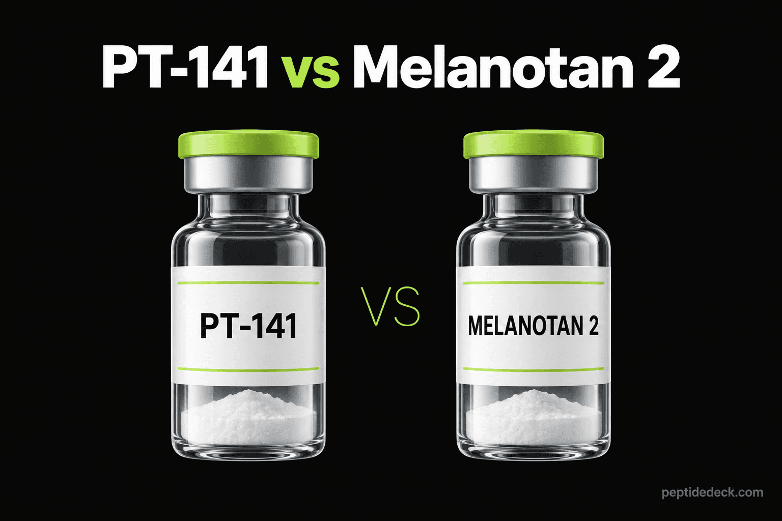 PT-141 vs Melanotan 2: Libido, Tanning, Side Effects & Which to Choose (2026)