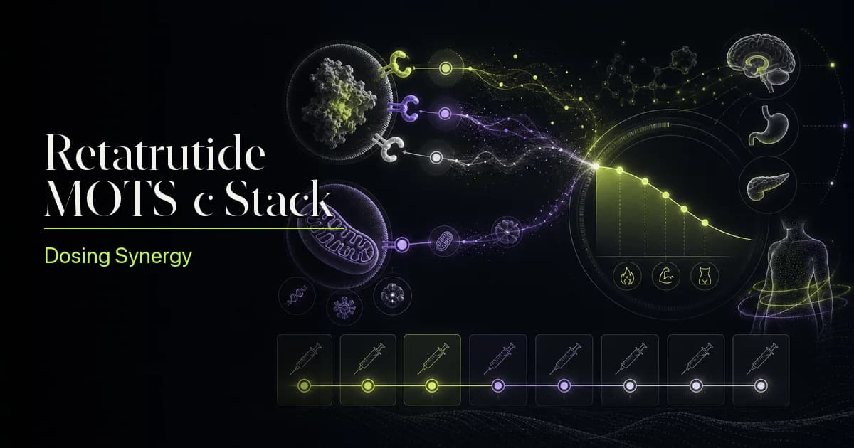 Retatrutide + MOTS-c Stack Guide: Dosing, Synergy & Results (2026)