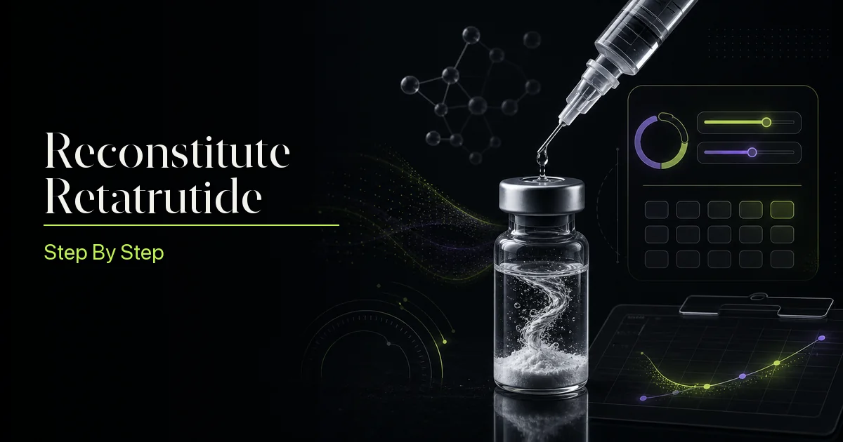 How to Reconstitute Retatrutide: Step-by-Step Guide + Calculator