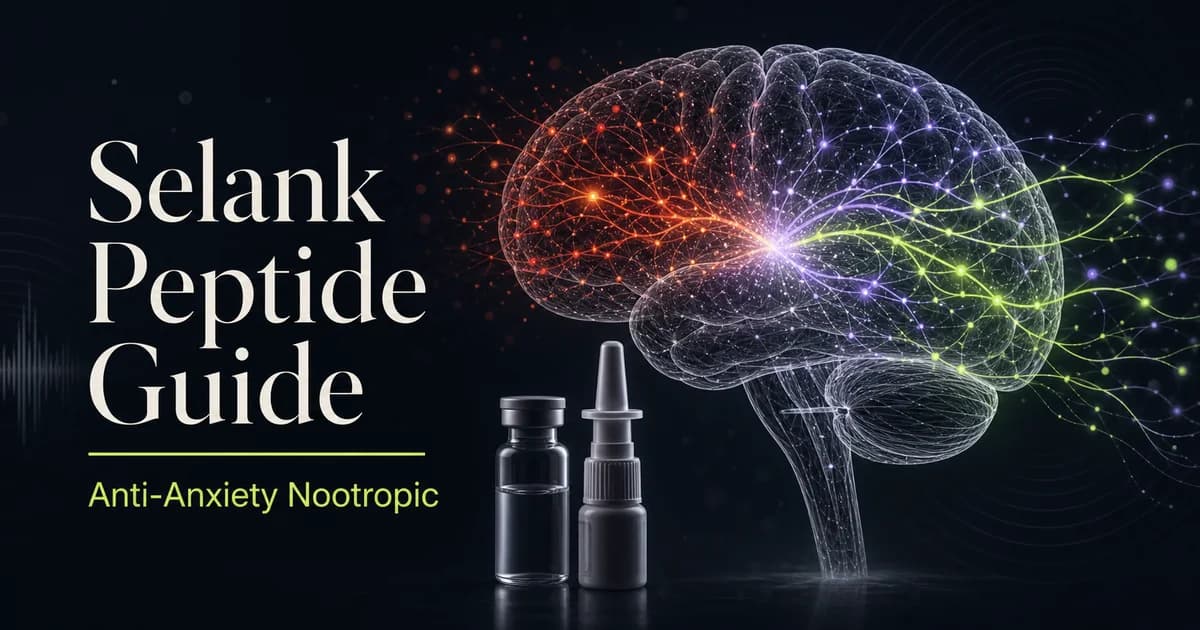 Selank Peptide: Benefits, Dosage & Why It's the Best Anti-Anxiety Nootropic