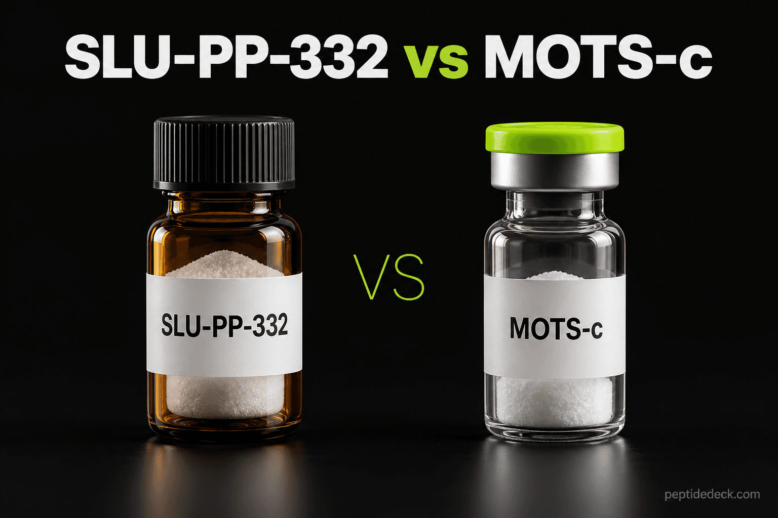 SLU-PP-332 vs MOTS-c: Exercise Mimetics Compared on Evidence & Safety (2026)