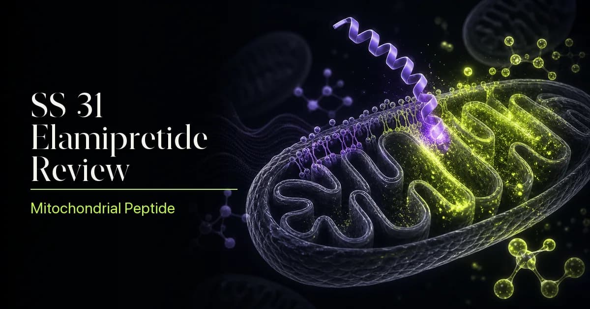 SS-31 (Elamipretide) Review: Mitochondrial Peptide Benefits & Research (2026)