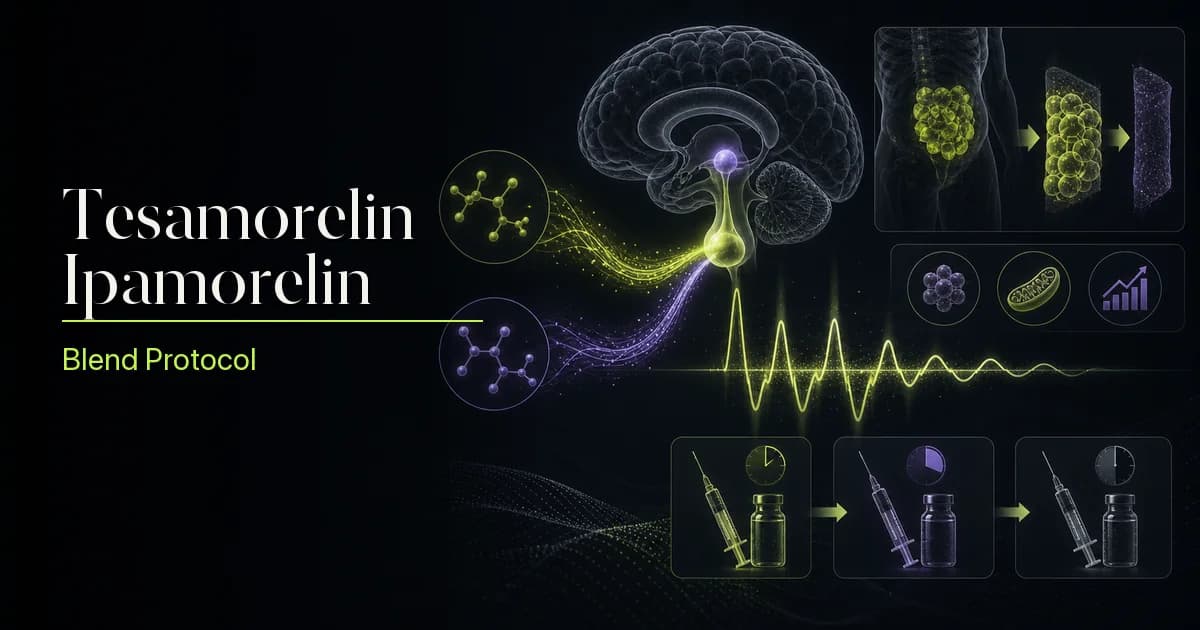 Tesamorelin + Ipamorelin Stack: Blend Protocol, Dosing & Synergy (2026)