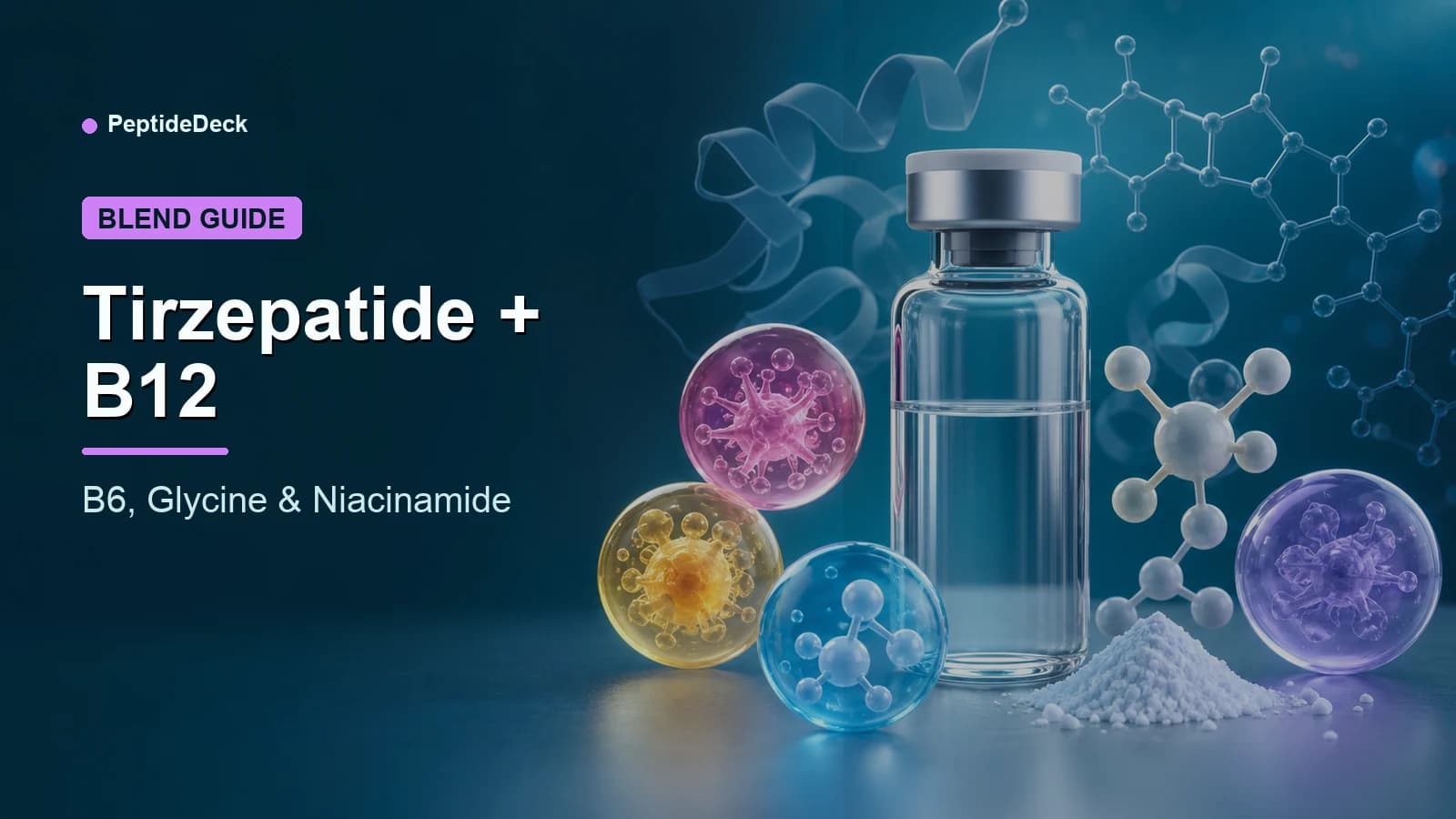 Tirzepatide With B12, B6, Glycine and Niacinamide Explained