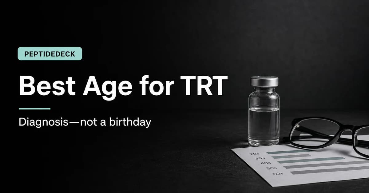 Best Age for TRT: When to Start Testosterone Therapy