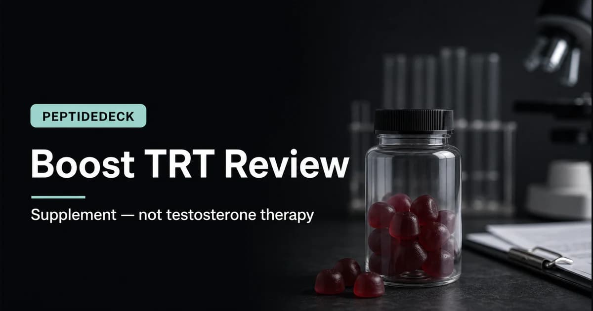 Boost TRT Gummies Reviews: Supplement, Not Testosterone