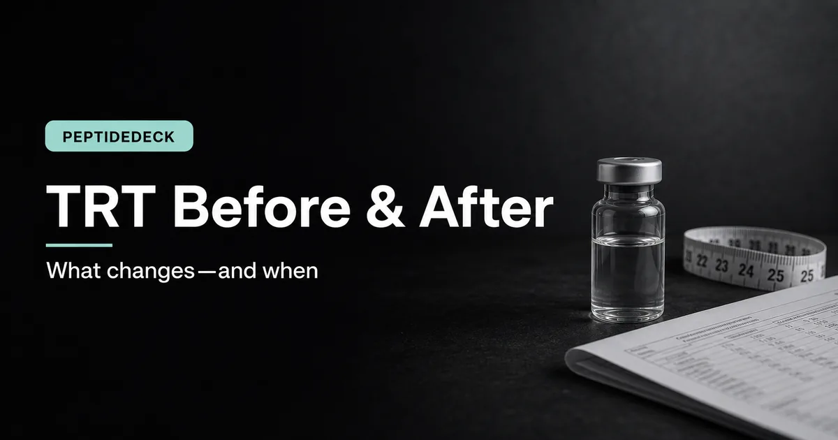 TRT Before and After: Realistic Timeline & Results