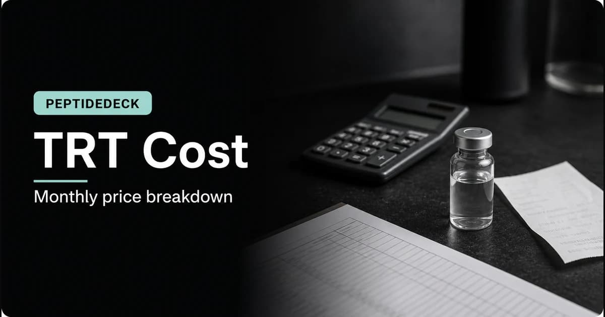 How Much Does TRT Cost? Monthly Price Breakdown