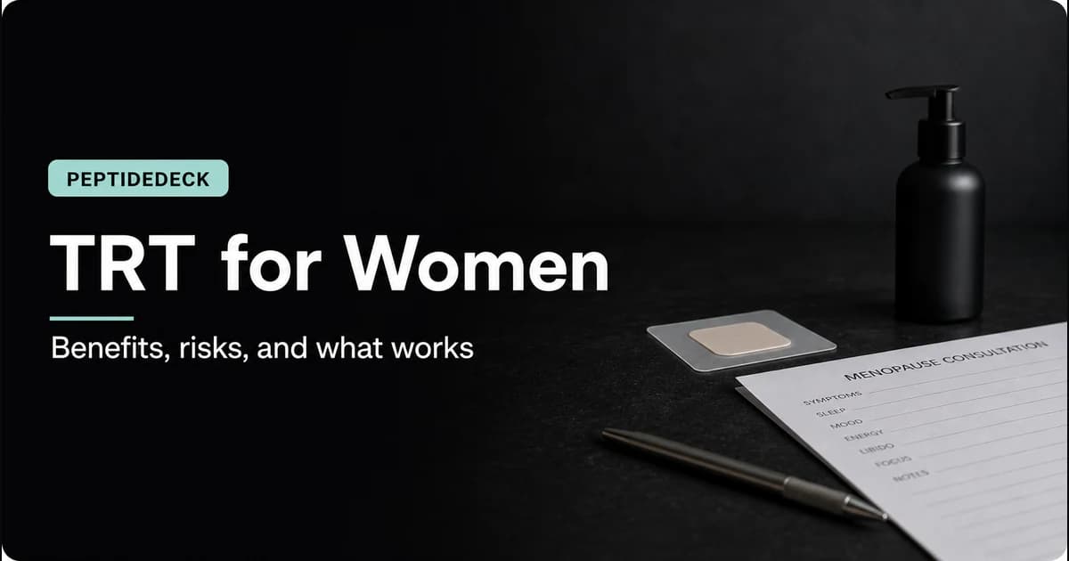 TRT for Women: Benefits, Risks, and What Works