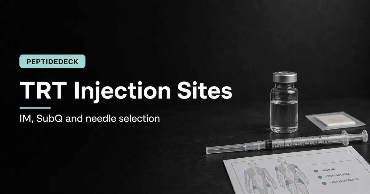 TRT Injection Sites: Glute, Thigh, Deltoid & SubQ Guide