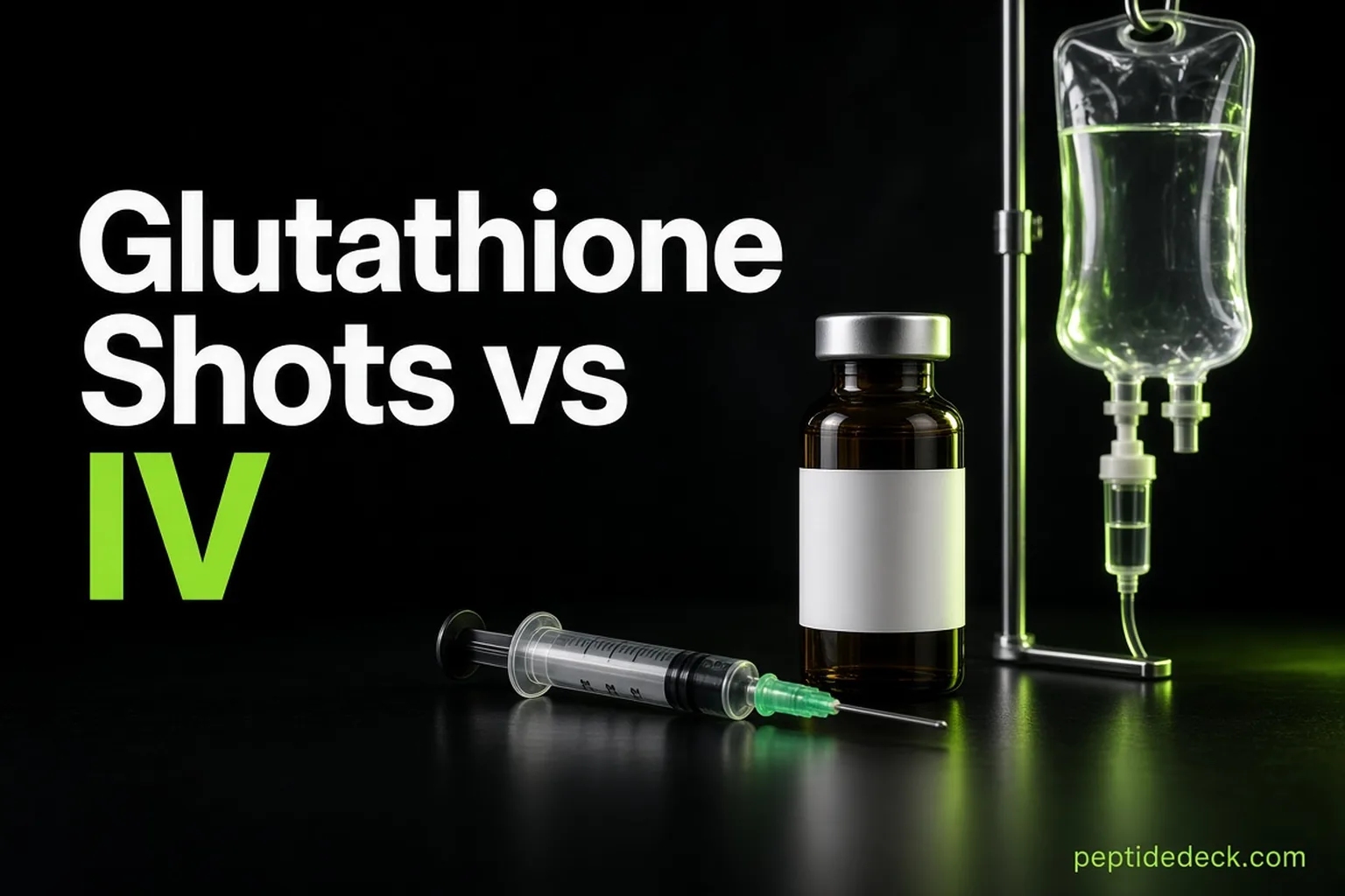 Injectable Glutathione: Shots vs IV, Benefits and Cost (2026)