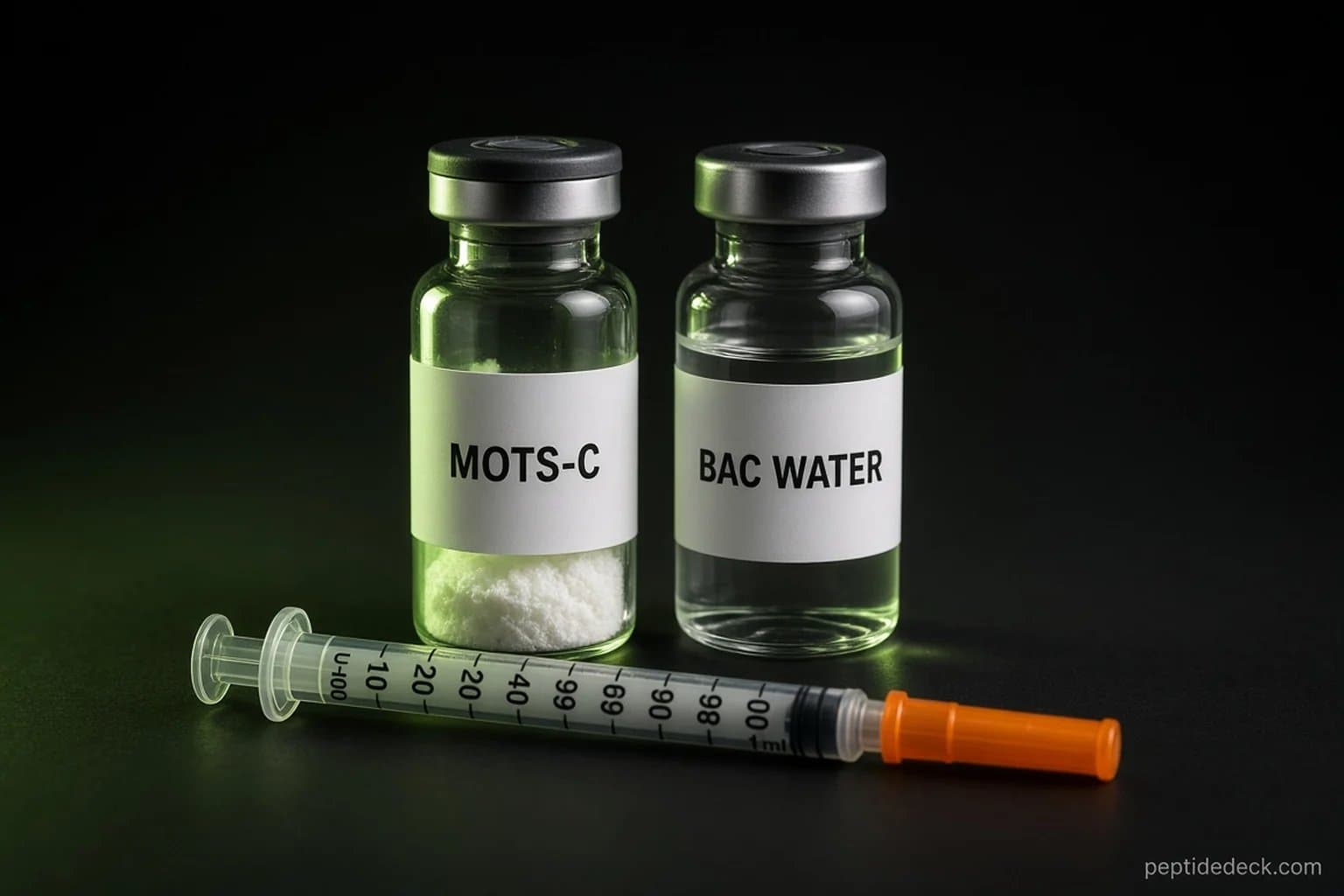 How to Reconstitute MOTS-c (10mg & 40mg): Water, Units, Calculator