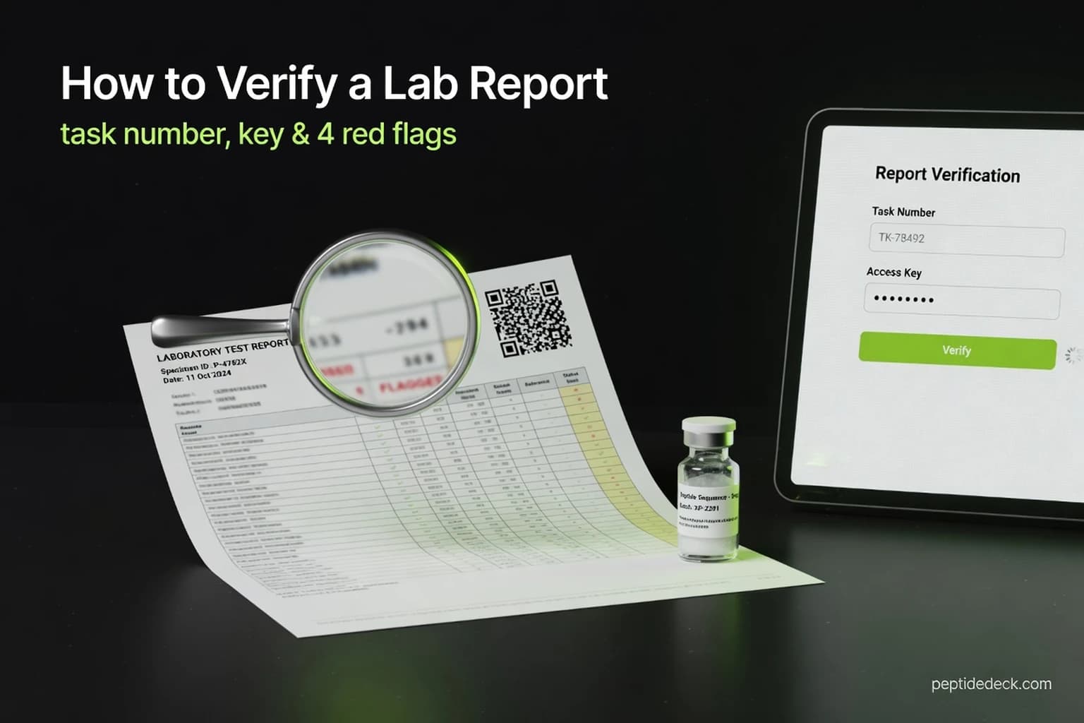 Janoshik Verify: How to Check a Janoshik Peptide Report (2026)