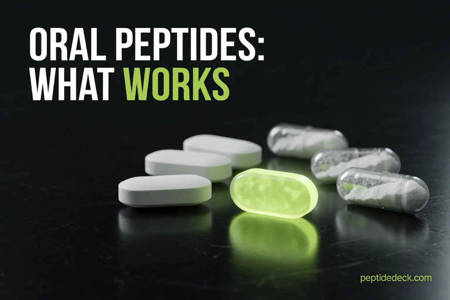 Peptide Supplements for Weight Loss: What Works Orally (2026)