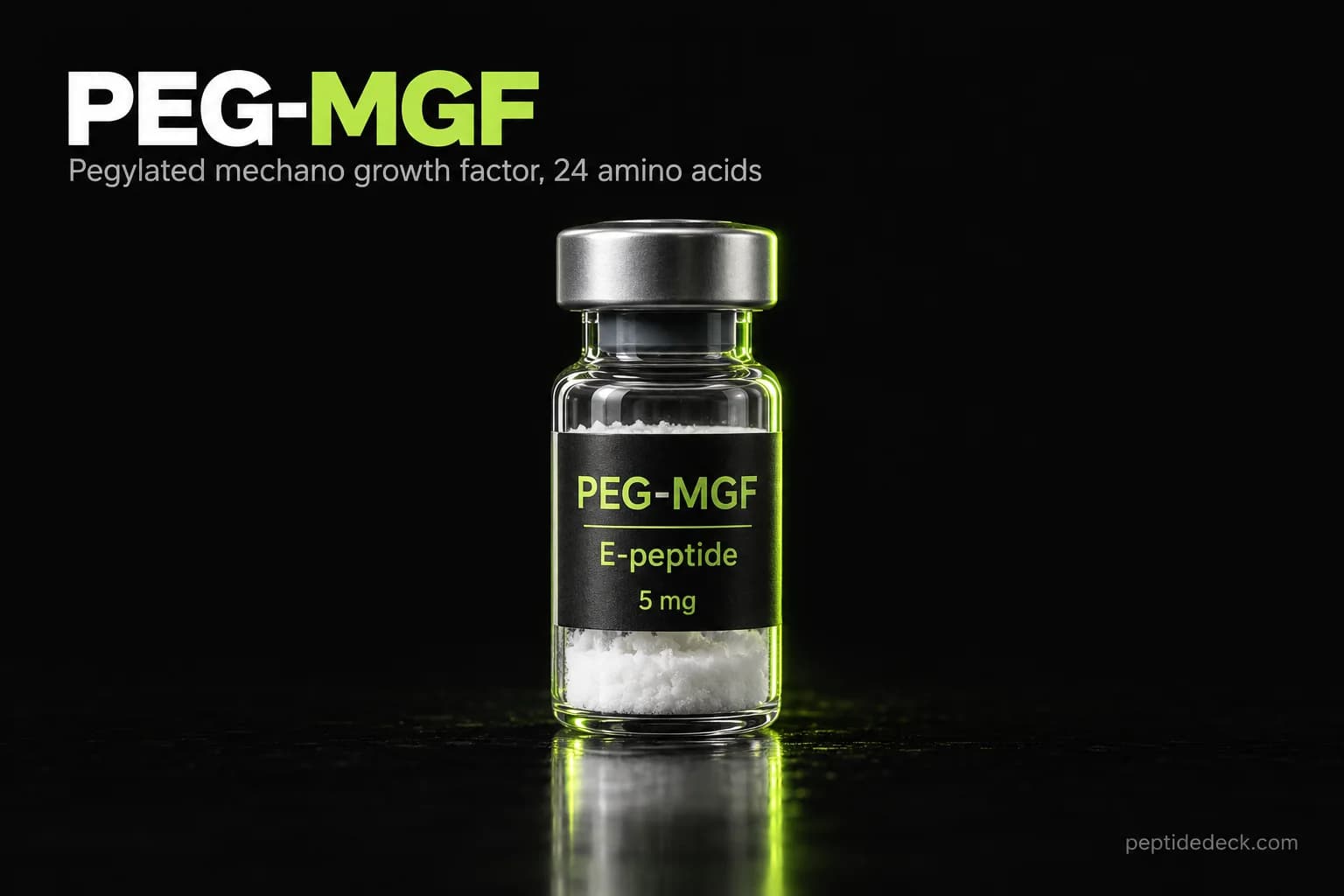 PEG-MGF Peptide: Benefits, Dosage & the 2014 Replication Every Guide Skips (2026)