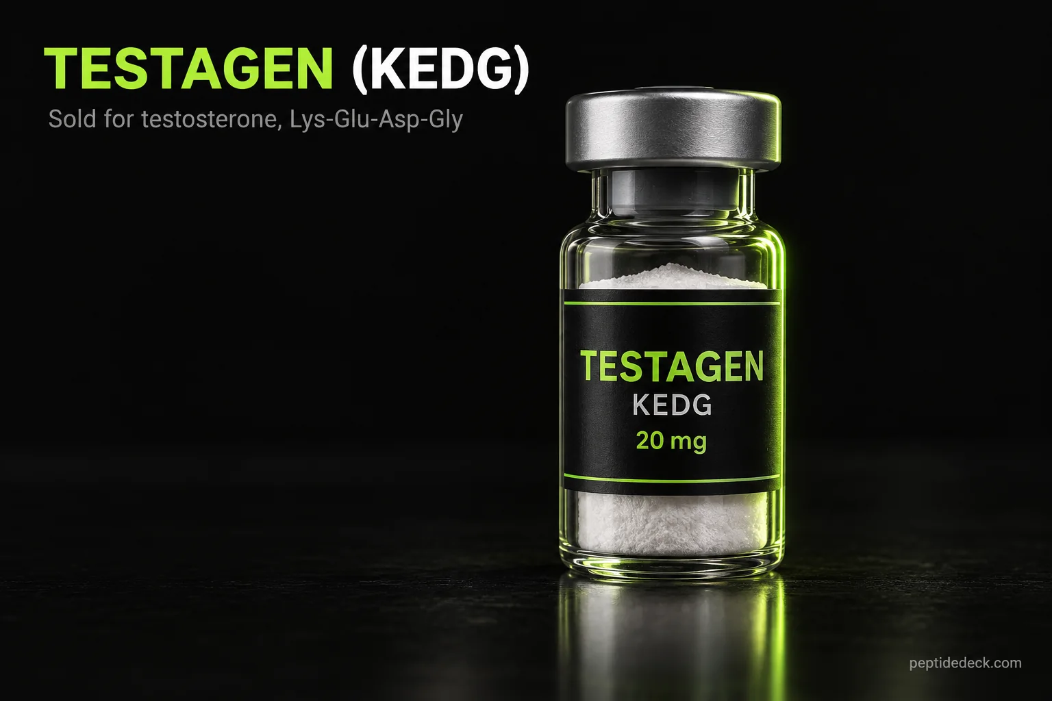Testagen Peptide: Benefits, Dosage & Why No Study Has Ever Measured Testosterone (2026)