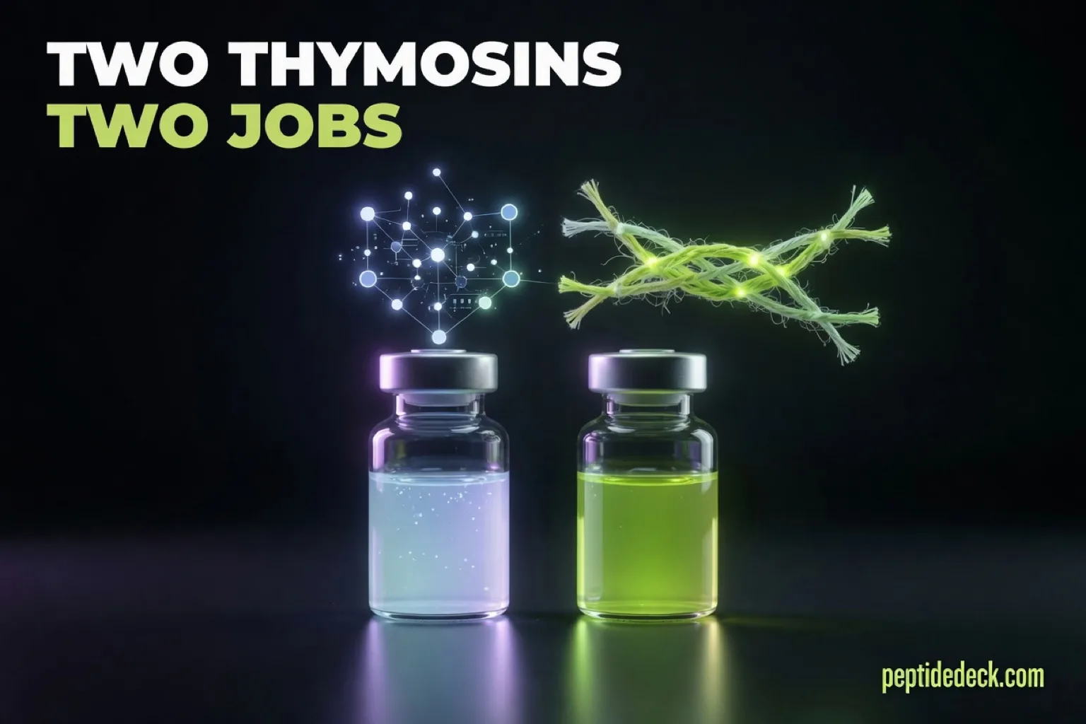 Thymosin Alpha-1 vs Beta-4 (TB-500): What Each Does (2026)
